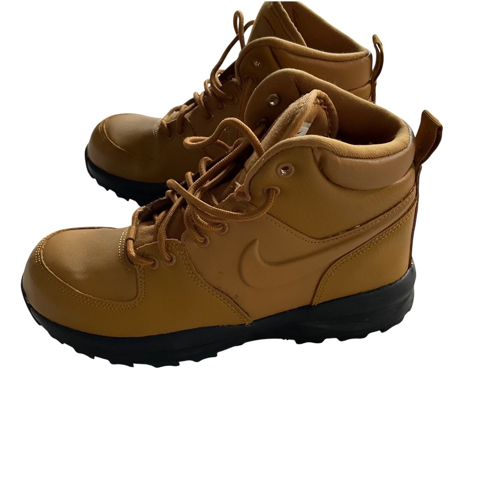 Nike‎ Manoa LTR GS Kids 6Y Wheat Boots BQ5372-700 Brown High Top Sneakers